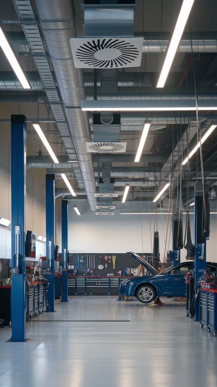 Modern Industrial Garage Design and Organization Ideas